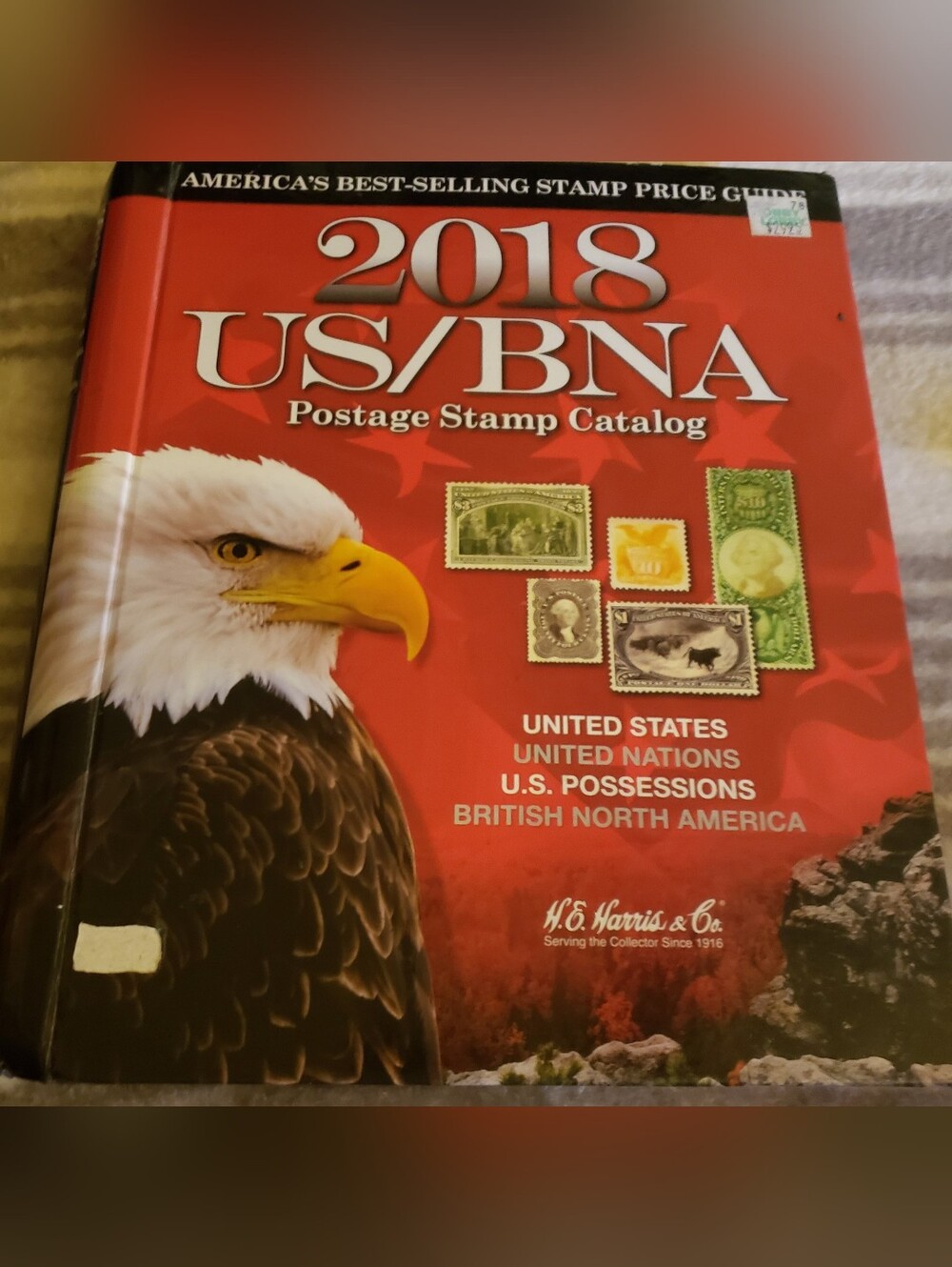 2018 US/BNAPostage Stamp Catalog - Red Eagle Cover